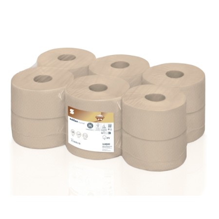 Satino PureSoft Toilettenpapier Mini Jumbo - JT1 System 12 Rollen