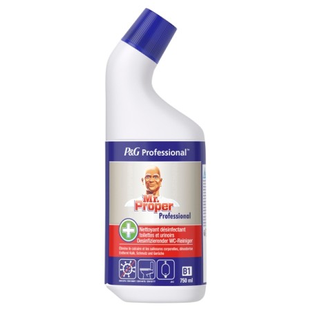 Mr. Proper Professional desinfiszierender WC- Reiniger 12 Flaschen
