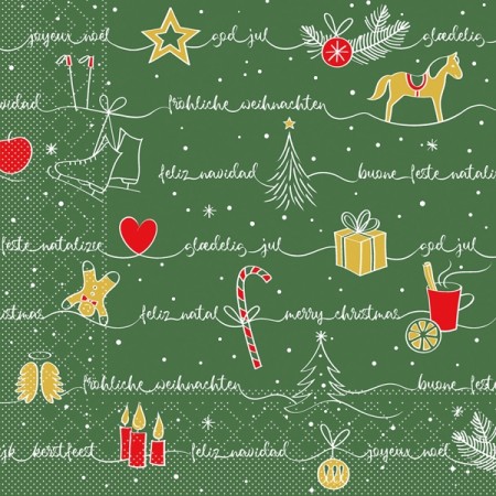 Mank Tissue Servietten 600 Stück 
(6 x 100)