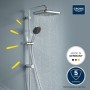 GROHE Vitalio Comfort 250 Flex Duschsystem mit Umstellung, Wandmontage 62 cm