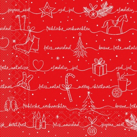 Mank Serviette Tissue 600 Stück 
(6 x 100)