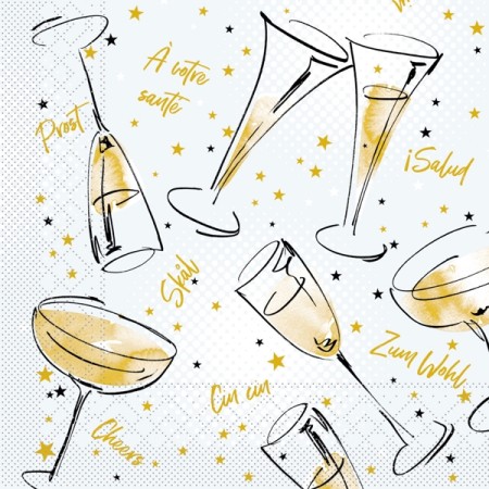 Mank Serviette Tissue 600 Stück 
(6 x 100)