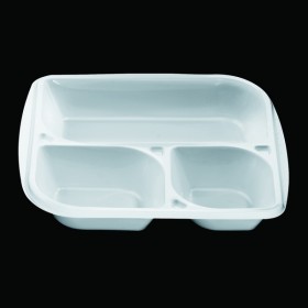 Menuschale, 3-geteilt 200 Stück