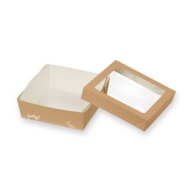 Foodbox quadratisch mit Deckel 200 Stück 
(8 x 25)