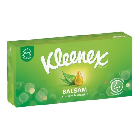 Kosmetiktuch Kleenex Balsam Single 24 Boxen