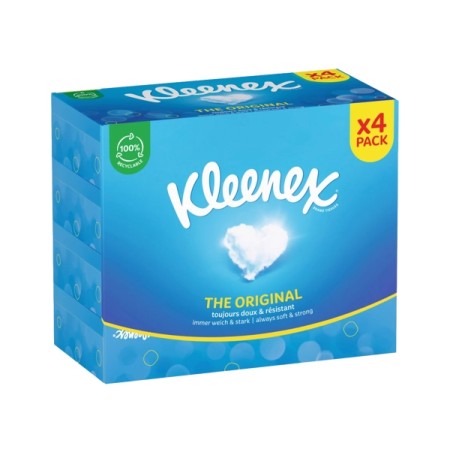 Kosmetiktuch Kleenex Original Quattro 24 Boxen 
(6 x 4)