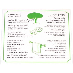 Hinweis «Der Umwelt zuliebe» 20 Stück