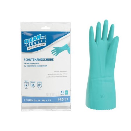 CLEAN and CLEVER Nitril- Schutzhandschuhe PRO 57 12 Paar