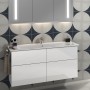 Villeroy & Boch Venticello Schrankwaschtisch 120 x 50 cm, mit 1 Hahnloch und Überlauf