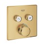 GROHE Grohtherm SmartControl Thermostat Fertigmontageset mit 2 Absperrventilen, eckige Ausführung