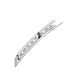 Lamella posteriore per Ecobot 50 1 pezzo