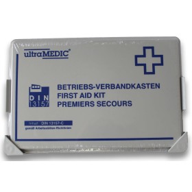 Betriebsverbandkasten ultraWORKS II DIN 13157 mit Wandhalterung