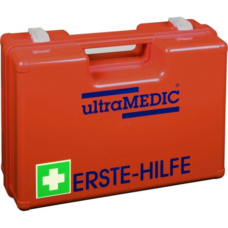 Erste-Hilfe-Koffer ultraBOX SELECT BRIGHT DIN 13169 mit Wandhalterung