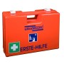 Erste-Hilfe-Koffer ultraBOX RESCUE & FIRE mit Spezialfüllung DIN 14142:2025-03 mit Wandhalterung