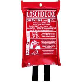 Couverture anti-feu 1m x 1m en sac – compacte