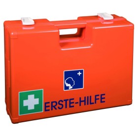 Mallette de premiers secours SENIORS avec remplissage spécial avec support mural