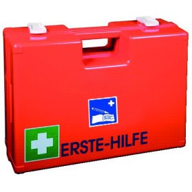 Mallette de premiers secours COLLEGE avec remplissage spécial avec support mural