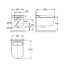 GROHE Sensia Dusch-WC Komplettanlage für Unterputzspülkästen, Wandmontage