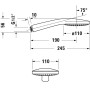 Duravit Handbrause 3jet 11 cm MinusFlow