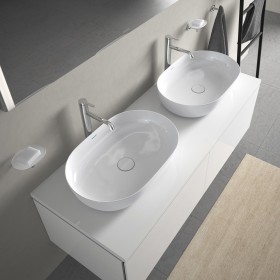 Lavabo d'appoggio Duravit Luv senza piano forato per rubinetto 60 x 40 cm