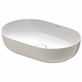 Lavabo d'appoggio Duravit Luv senza piano porta rubinetto 60 x 40 cm