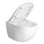 VitrA Aquacare Sento WC-Set mit Bidetfunktion, spülrandlos, inkl. Sitz
