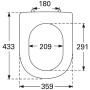 Villeroy & Boch Subway 2.0 WC-Sitz mit Softclosing