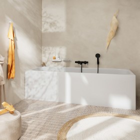 hansgrohe Tecturis S Einhebel-Wannenarmatur Aufputz