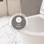 VitrA Aquacare Sento WC-Set mit Bidetfunktion und integrierter Thermostatarmatur, inkl. Sitz