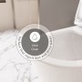 VitrA Aquacare Sento WC-Set mit Bidetfunktion und integrierter Thermostatarmatur, inkl. Sitz