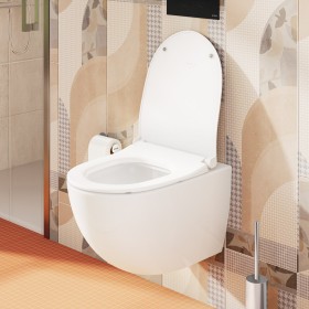Copriwater VitrA Sento Slim con chiusura ammortizzata