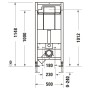 Duravit ME by Starck Wand-WC Rimless mit Wondergliss Komplettset