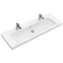 Villeroy & Boch Subway 2.0 Schrankwaschtisch 130 cm mit 2 Hahnlöchern
