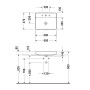 Duravit DuraSquare Aufsatzbecken mit Hahnloch 60 x 47 cm