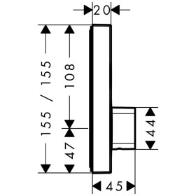 hansgrohe ShowerSelect Mischer Unterputz für 2 Verbraucher