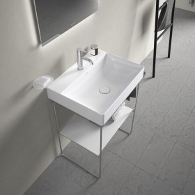 Lavabo Duravit DuraSquare con 1 foro per rubinetto, 60 x 47 cm