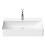 Duravit DuraSquare Waschtisch mit 1 Hahnloch, 60 x 47 cm