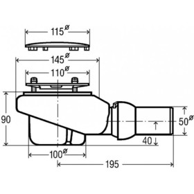 Villeroy & Boch Ablauf Tempoplex Plus