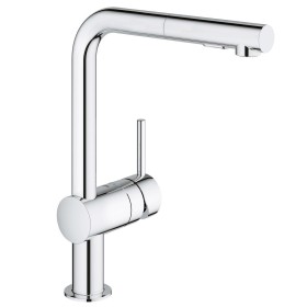 GROHE Minta Einhand-Spültischbatterie mit herausziehbarer Spülbrause SpeedClean