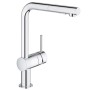 GROHE Minta Einhand-Spültischbatterie mit herausziehbarer Spülbrause SpeedClean