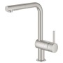 GROHE Minta Einhand-Spültischbatterie mit herausziehbarer Spülbrause SpeedClean