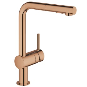 GROHE Minta Einhand-Spültischbatterie mit herausziehbarer Spülbrause SpeedClean