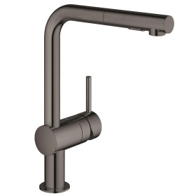 GROHE Minta Einhand-Spültischbatterie mit herausziehbarer Spülbrause SpeedClean