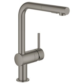 GROHE Minta Einhand-Spültischbatterie mit herausziehbarer Spülbrause SpeedClean