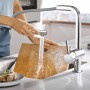 GROHE Minta Einhand-Spültischbatterie mit herausziehbarer Spülbrause SpeedClean