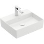 Villeroy & Boch Memento 2.0 Aufsatzwaschtisch 50 cm mit Hahnloch, ohne Überlauf