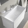 Duravit DuraSquare Waschtisch mit 1 Hahnloch, 80 x 47 cm