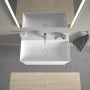 Duravit DuraSquare Waschtisch mit 1 Hahnloch, 80 x 47 cm