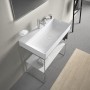 Duravit DuraSquare Waschtisch mit 1 Hahnloch, 80 x 47 cm
