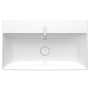 Duravit DuraSquare Waschtisch mit 1 Hahnloch, 80 x 47 cm